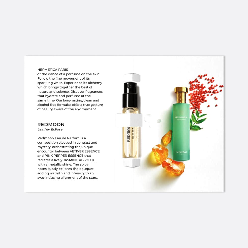 Hermetica Paris | Redmoon - Eau de Parfum Sample 1.5ml - Card
