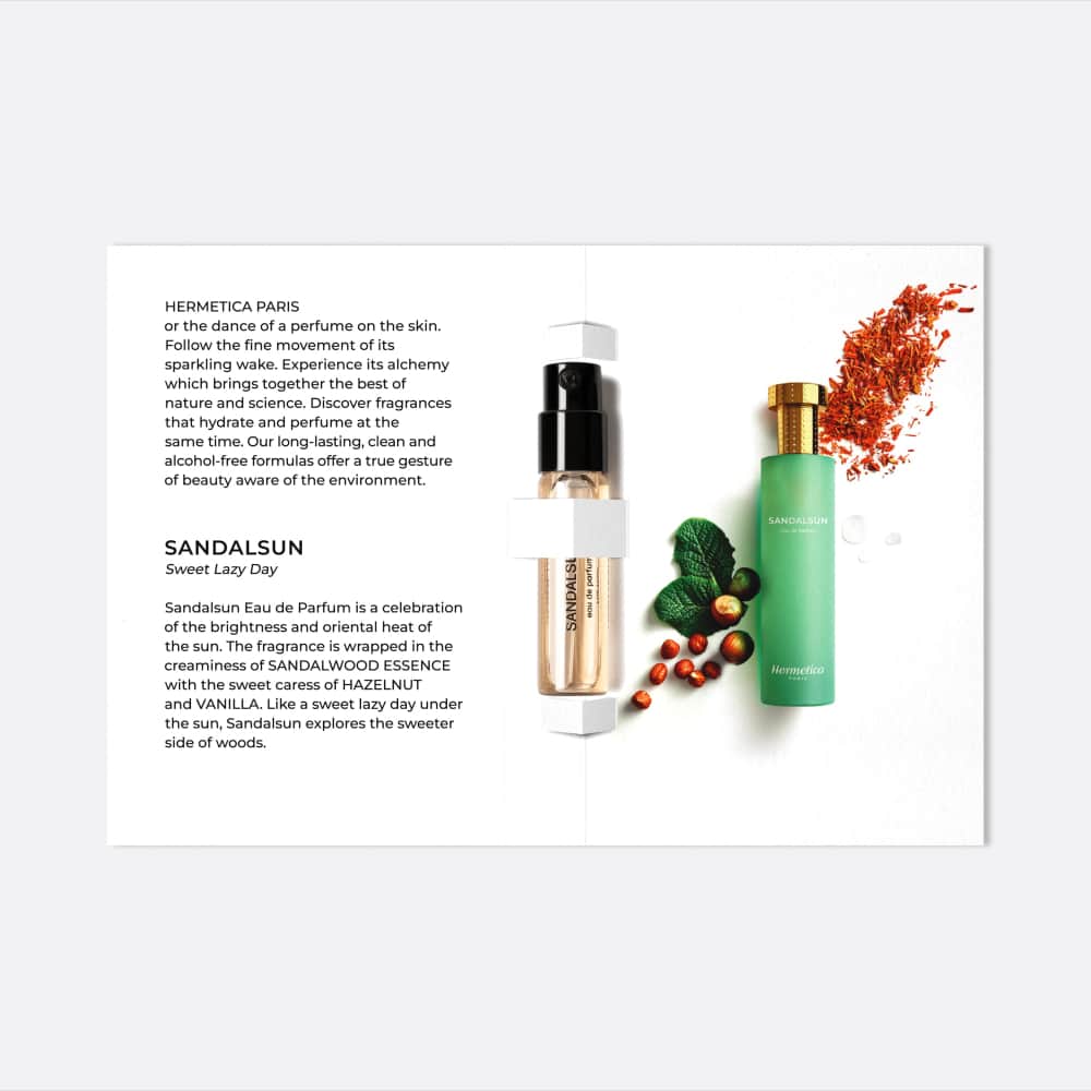 Hermetica Paris | Sandalsun - Eau de Parfum Sample 1.5ml - Card